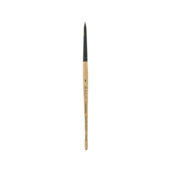 Princeton Brush Catalyst Polytip Short Handle Bristle Brush, Round, 8
