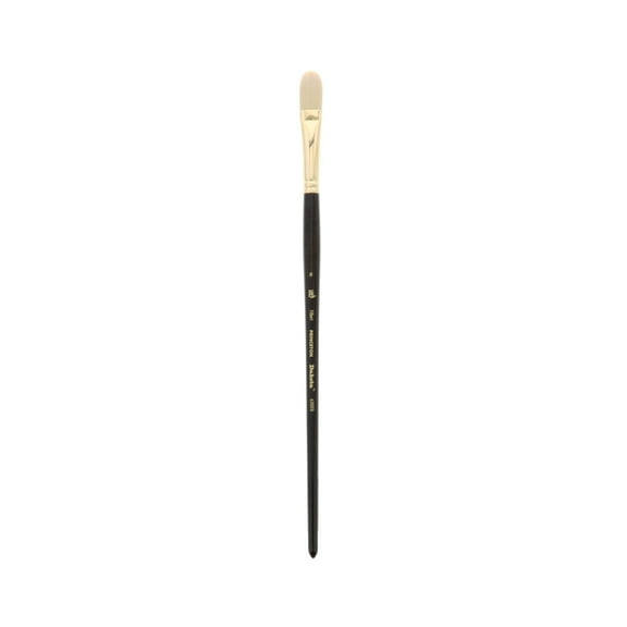 Princeton Brush Dakota Synthetic Hog Bristle Oil & Acrylic Brush, Filbert, 8