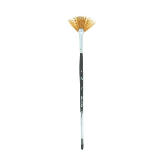 Princeton Brush Elite Synthetic Kolinsky Sable Watercolor Brush, Fan, 4