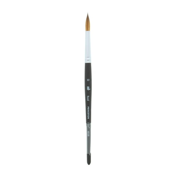 Princeton Brush Elite Synthetic Kolinsky Sable Watercolor Brush, Round, 10