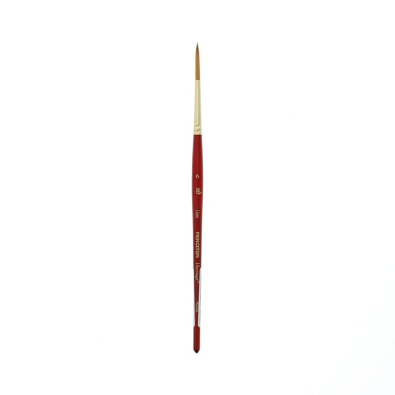Princeton Brush Heritage Synthetic Sable Watercolor & Acrylic Brush, Liner, 6