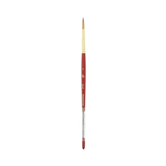 Princeton Brush Heritage Synthetic Sable Watercolor & Acrylic Brush, Round, 5