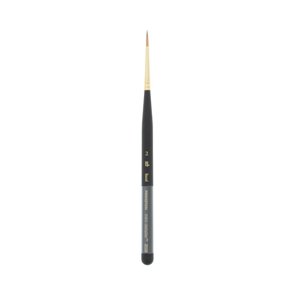 Princeton Brush Mini-Detailer Synthetic Sable Brush, Round, 2