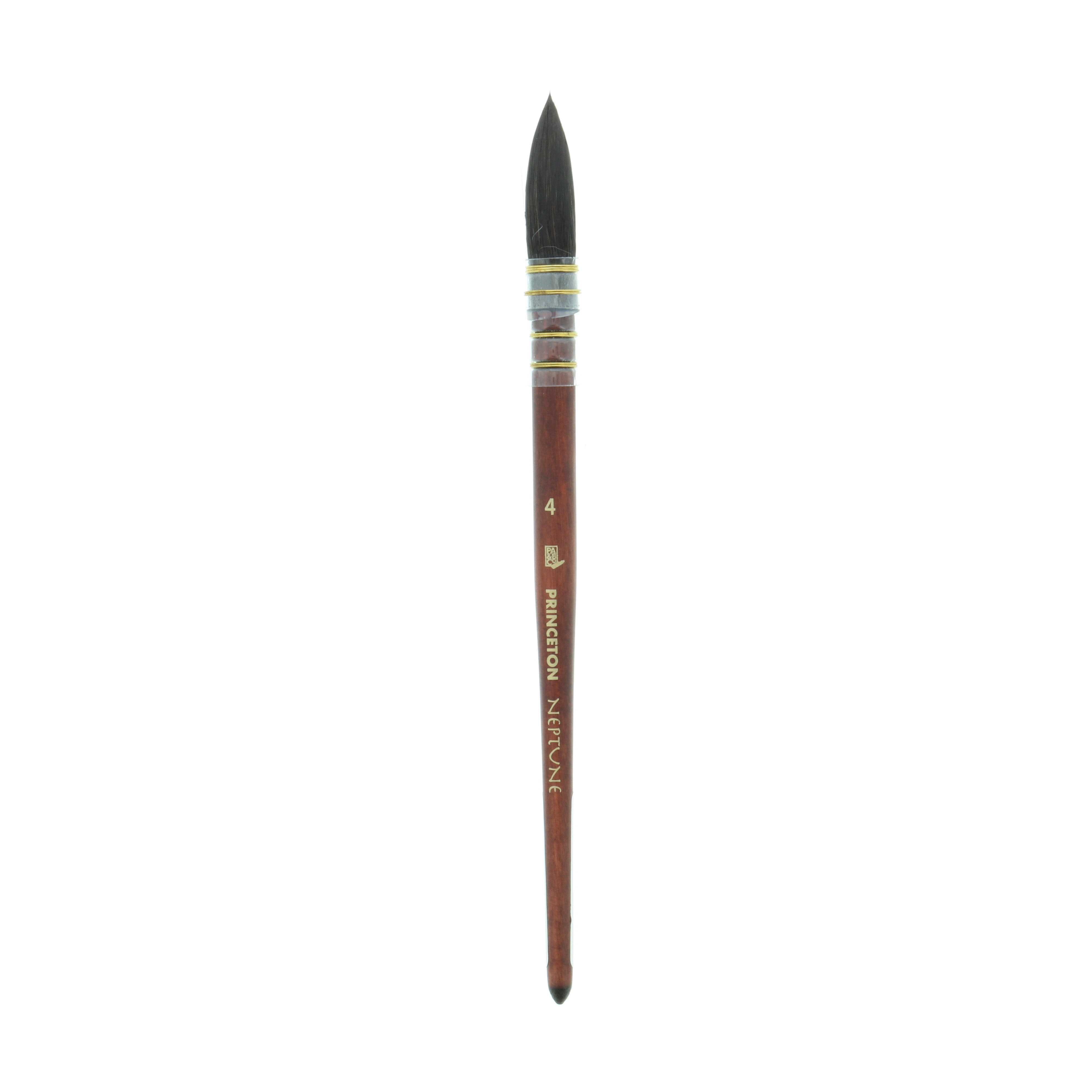 Princeton Brush Neptune Synthetic Squirrel Watercolor Brush, Quill, 8