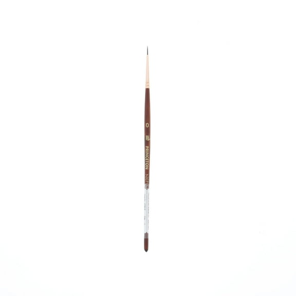 Princeton Brush Neptune Synthetic Squirrel Watercolor Brush, Round, 0