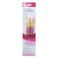 thumbnail image 1 of Princeton Brush Real Value 4-Brush White Taklon Brush Set, Round 3, Fan 2, Filbert 8, Flat 10, 1 of 2