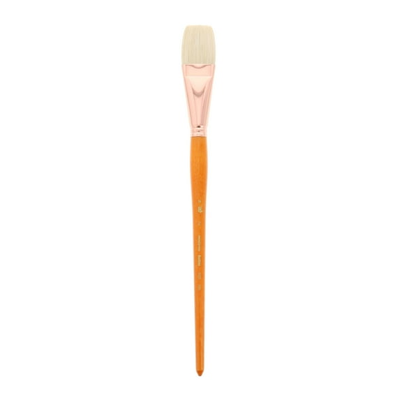 Princeton Brush Refine Natural Bristle Oil & Acrylic Brush, Flat, 16