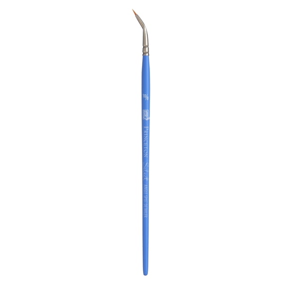 Princeton Brush Select Artiste Brush, Angled Spot Detailer, 10/0
