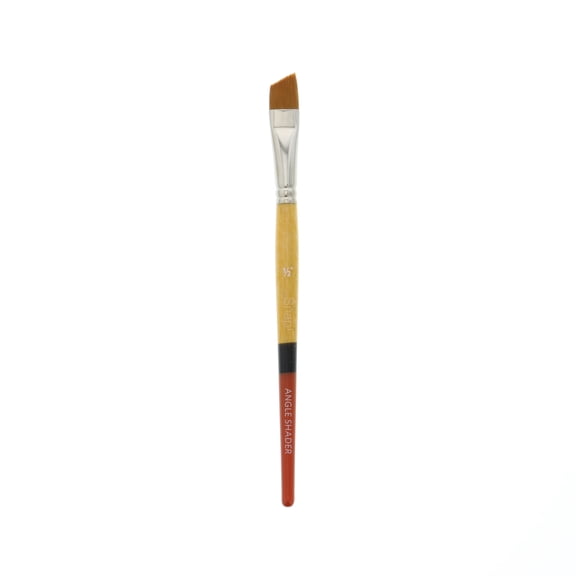 Princeton Brush Snap Gold Taklon Brush, Angle Shader, 1/2 in
