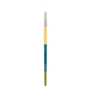 Princeton Brush Snap Short Handle White Nylon Taklon Brush, Round, 4