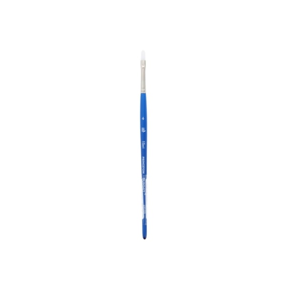 Princeton Brush Summit Ultimate White Synthetic Watercolor & Acrylic Brush, Filbert, 4