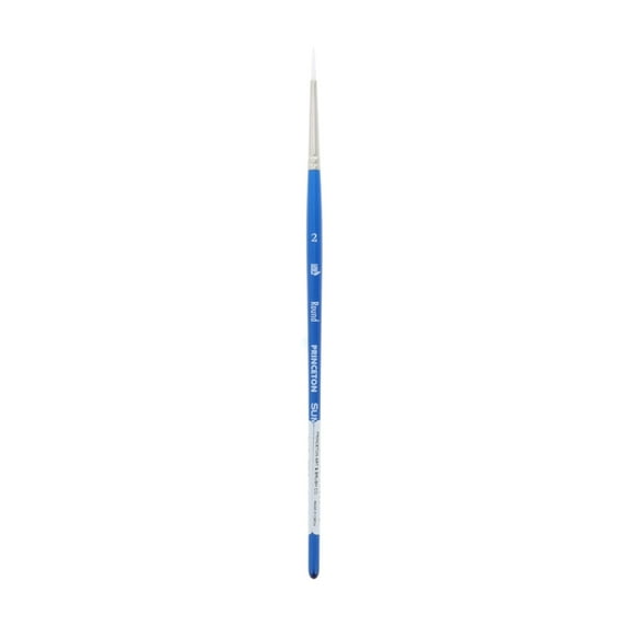 Princeton Brush Summit Ultimate White Synthetic Watercolor & Acrylic Brush, Round, 2