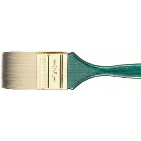Princeton Brush Umbria Synthetic Blend Acrylic & Gouache Brush, Flat, 10