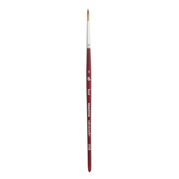 Princeton Brush Velvetouch Mixed Media Brush, Round, 3