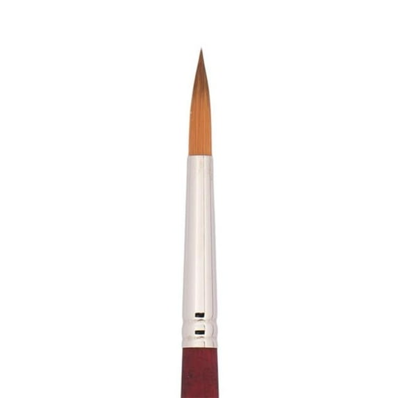Princeton Brush 3950LR-2 Velvetouch Mixed Media Long Round Brush, Size 2