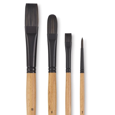 Princeton Catalyst Polytip Bristle Brushes - Blick Exclusive!, Set of 4