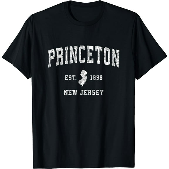 Princeton New Jersey NJ Vintage Athletic Sports Design T-Shirt