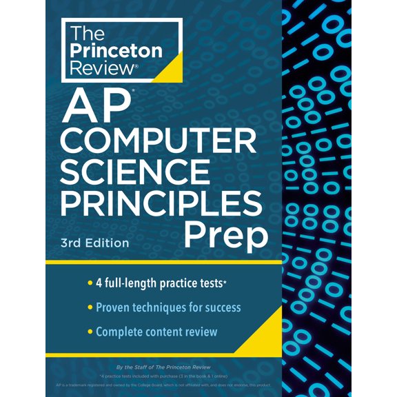 Pre-Owned Princeton Review AP Computer Science Principles Prep, 3rd Edition: 4 Practice Tests + Complete Content Review + Strategies & Techniques (Paperback) 0593516788 9780593516782
