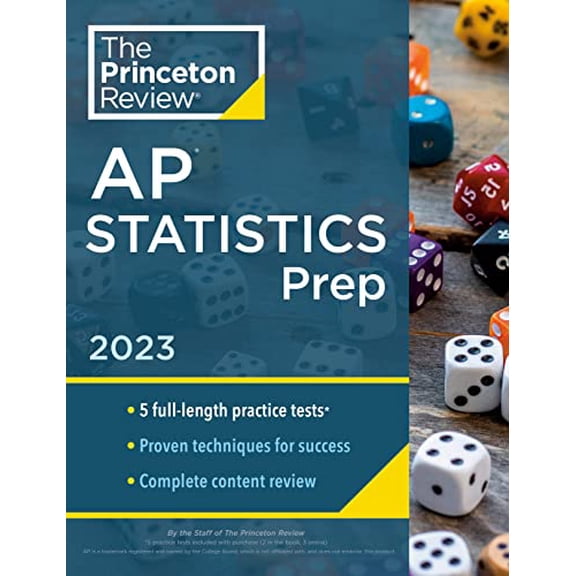 Pre-Owned Princeton Review AP Statistics Prep, 2023: 5 Practice Tests + Complete Content Review + Strategies & Techniques (Paperback) 0593450892 9780593450895