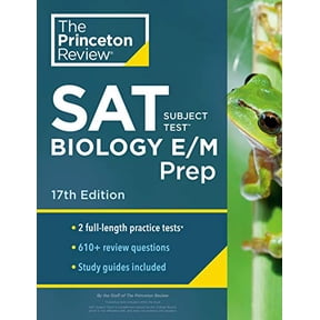 Pre-Owned Princeton Review SAT Subject Test Biology E/M Prep, 17th Edition: Practice Tests + Content Review + Strategies & Techniques (Paperback) 0525568948 9780525568940