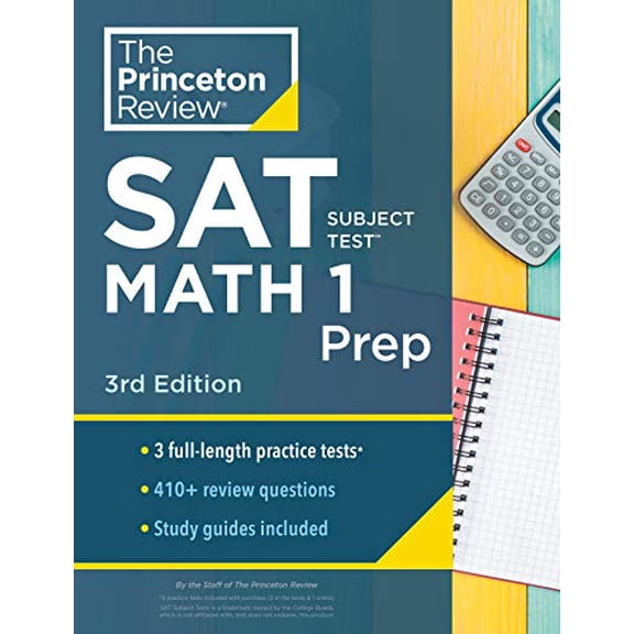Pre-Owned College Test Preparation: Princeton Review SAT Subject Test Math 1 Prep, 3rd Edition : 3 Practice Tests + Content Review + Strategies & Techniques (Paperback)