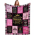 thumbnail image 1 of Principal Appreciation Gifts for Women,Principal Blanket,Cool Assistant School Principal Gifts Best Best Principal Retirement Gifts Throw Blankets 50"X40", 1 of 6