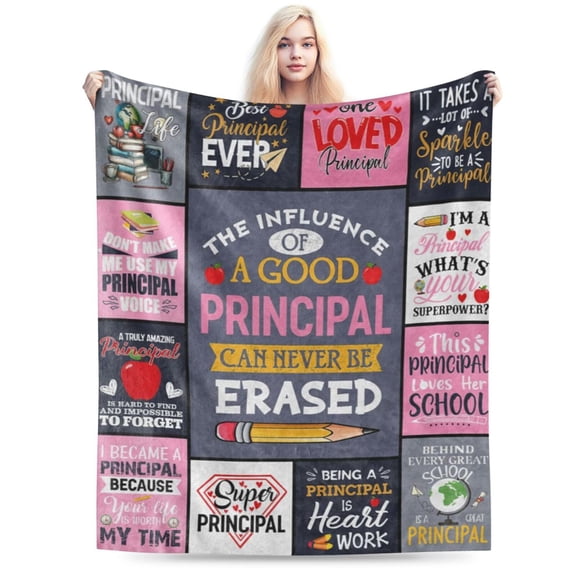 Principal Appreciation Throw Blanket 50x40