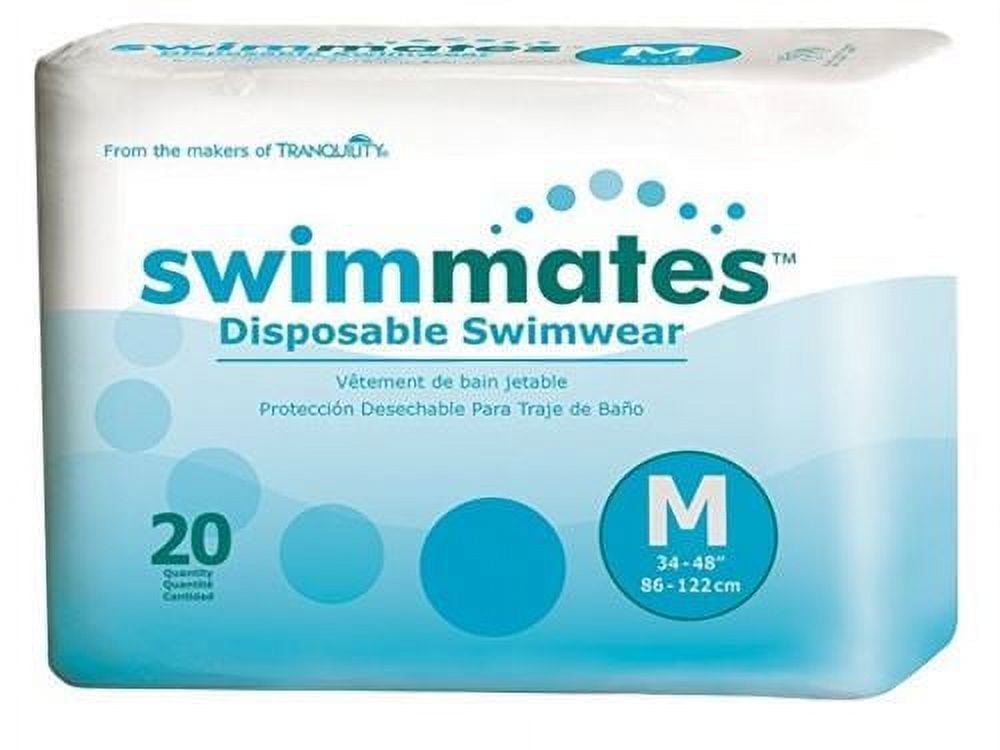 Principal Business Enterprises Swimmates Adult Swim Diaper, Medium, 20 Count
