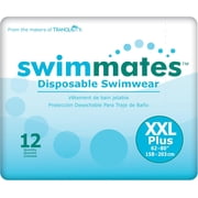 Swimmates Incontinence Underwear, Unisex, XX-Large Plus, Absorbent, 12 Count
