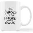 thumbnail image 1 of Principal Coffee Mug, Principal Appreciation Gifts, Best Principal Gifts, Gifts for School Principal, The Influence of a Great Principal is Never Erased 11 oz. Ceramic Coffee Mug, 1 of 4
