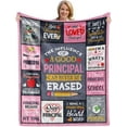 thumbnail image 1 of Principal Gifts for Women, Principal Appreciation Gifts, Best Gifts for Principal Day, Gifts for School Principal, Principal Gifts for Christmas, Principal Blanket Gifts 60"X50", 1 of 6