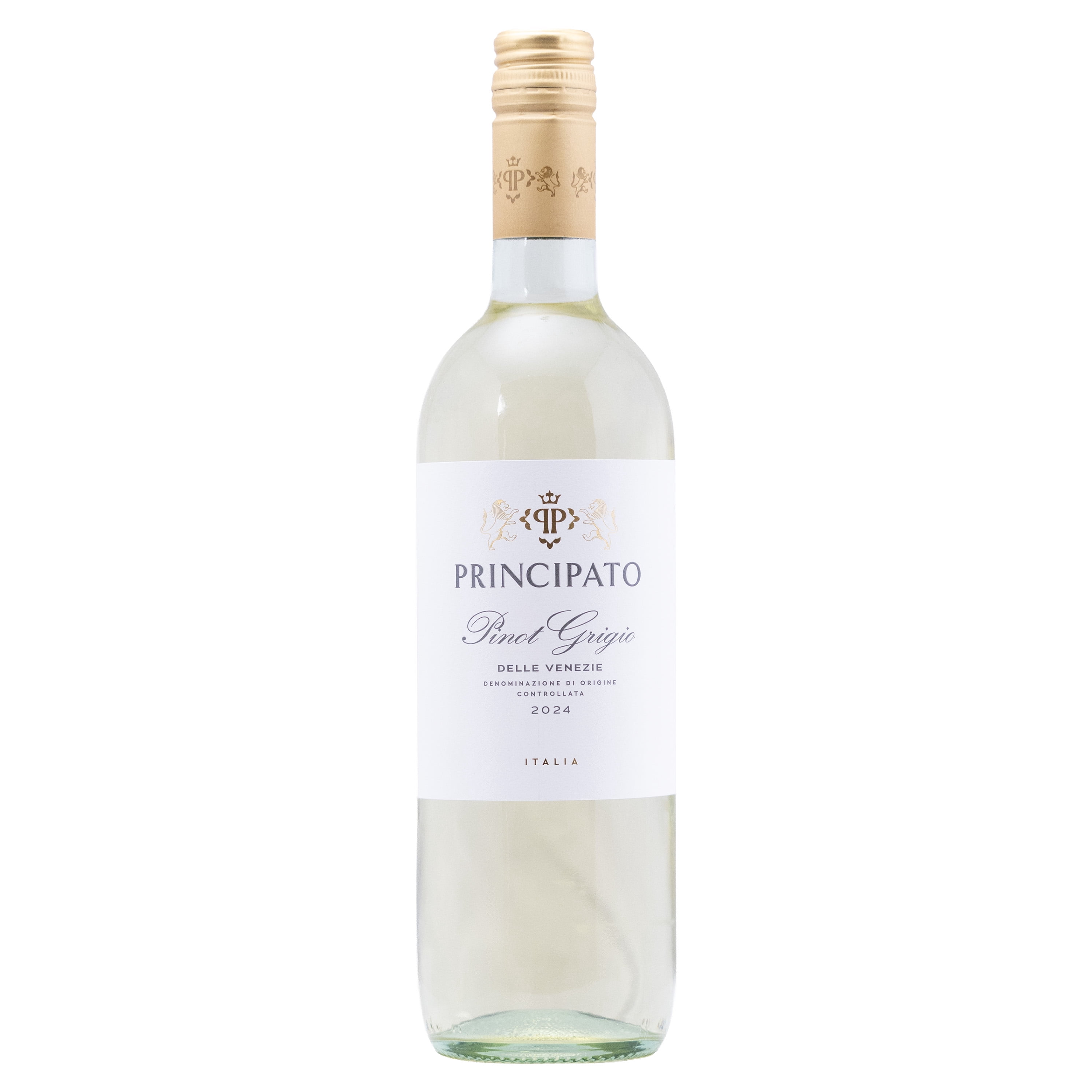 Principato Pinot Grigio White Wine, 750ml, 12% ABV, Crisp and Refreshing with Citrus and Floral Notes