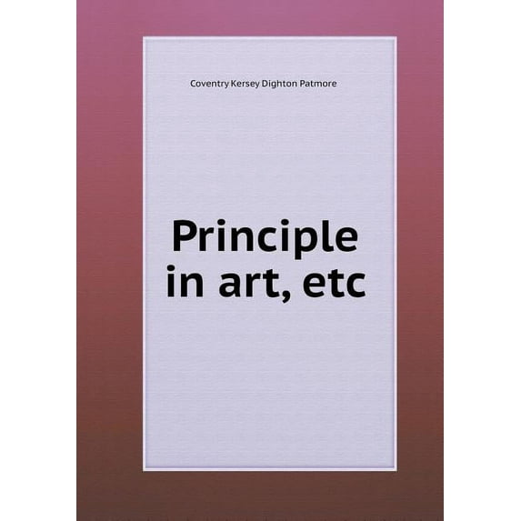 Principle in art, etc (Paperback)