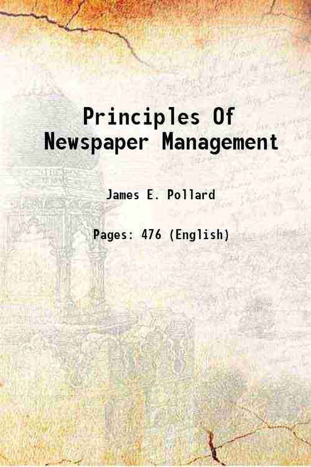 Principles Of Newspaper Management 1937