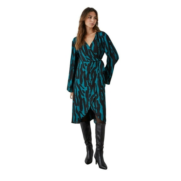 Principles Womens Abstract Wrap Dress