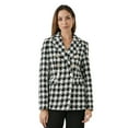 thumbnail image 1 of Principles Womens Dogtooth Double-Breasted Blazer, 1 of 4