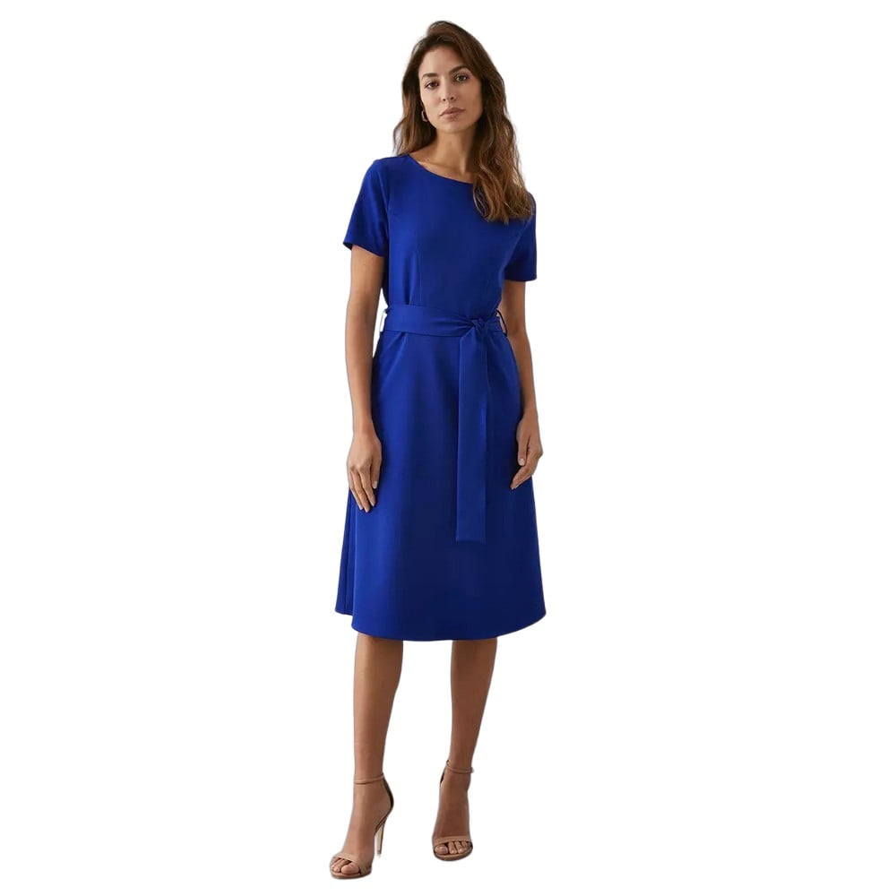 Principles Women's Belted Fit and Flare Dress Kuwait Ubuy