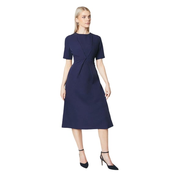 Principles Womens Gathered Waist Midi Dress