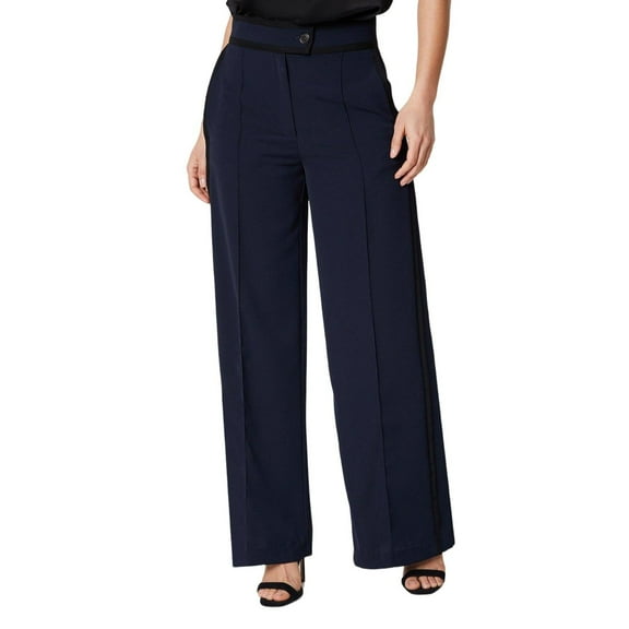 Principles Womens Piped Wide Leg Pants