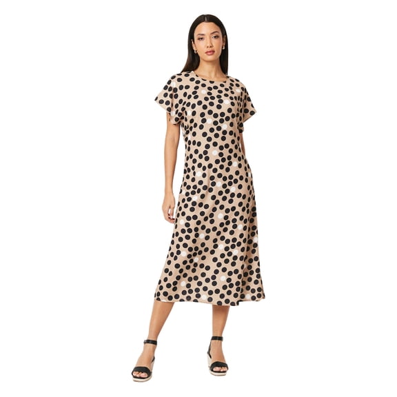 Principles Womens Spotted Midi Dress