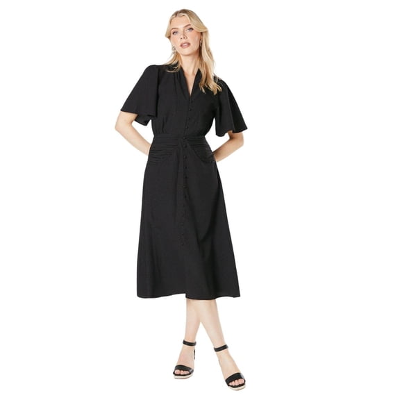 Principles Womens Textured Woven Midi Dress