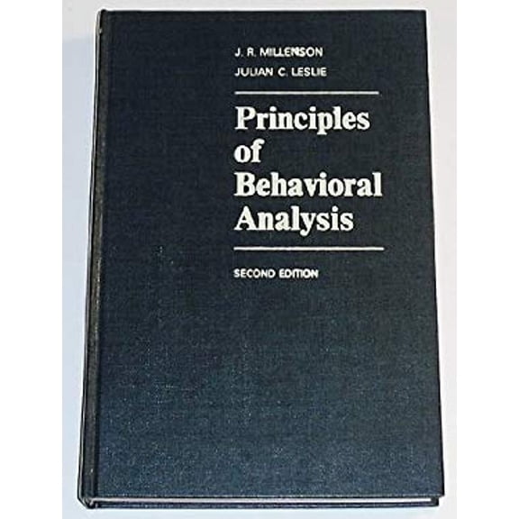 Pre-Owned Principles of Behavioral Analysis (Hardcover) 002381280X 9780023812804