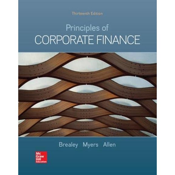 Pre-Owned Principles of Corporate Finance, 9781260013900, 1260013901, Paperback, 13 edition