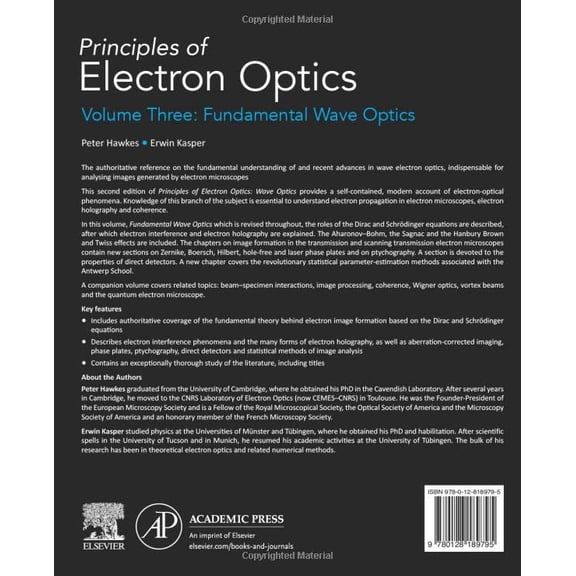 Pre-Owned Principles of Electron Optics, Volume 3: Fundamental Wave Optics, (Paperback)