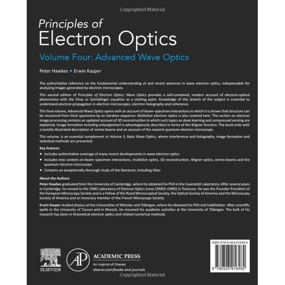 Pre-Owned Principles of Electron Optics, Volume 4