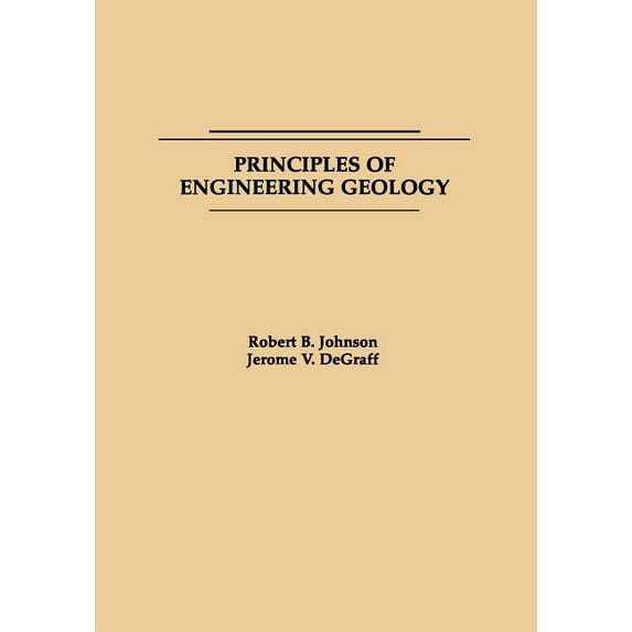 Principles of Engineering Geology, (Paperback)