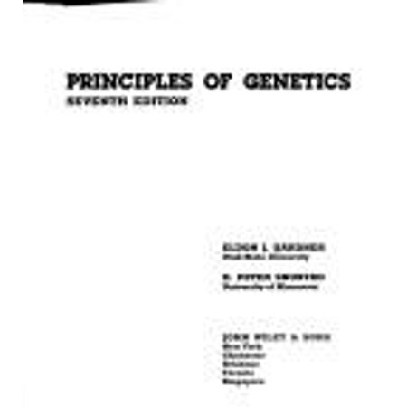 Pre-Owned Principles of Genetics (Hardcover) 9780471876106