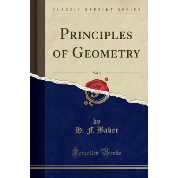 Pre-Owned Principles of Geometry, Vol. 3 (Classic Reprint)