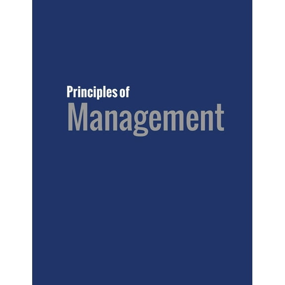Principles of Management, (Paperback)