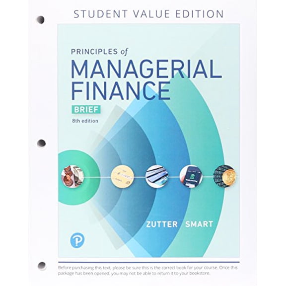 Pre-Owned Principles of Managerial Finance, Brief, Student Value Edition Plus Mylab Finance with Pearson Etext - Access Card Package (Other)
